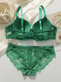 2-piece hot selling lace gathering and lifting bra set sexy women's bra underwear A2123