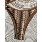 2026 Striped High Leg Cut Brazilian Bikini Female Swimsuit Women Swimwear Two-pieces Bikini set Bather Bathing Suit Swim V8216