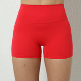 Yoga Shorts Gym Sports Shorts Women High Waist Workout Fitness Short Leggings Running Cycling Tight Soft Sportswear