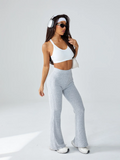 Hot Sales High-Waisted Breathable Flared Trousers Chic Athleisure Fitness Women Sports Yoga-to-Street Yoga Gym Pant 2025 Autumn