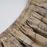 Low-waisted, loose-fitting, wide-slip casual trousers, lightweight woven trousers