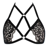 New Sexy Lace Women's Bra Lingerie Fashion Push Up Female Bralette Top Adjustable No-Slip Female Bra Perspective Women Underwear