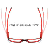 Fashion Men Women Reading Glasses Plastic Presbyopia Glasses Anti Blue Light Eyeglasses UV400