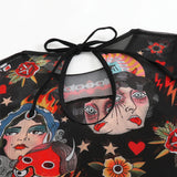S - XXL 3PCS New Printed Long Sleeve With Pants Sarong Women Swimwear One Piece Swimsuit Female Bather Bathing Suit Swim V7180