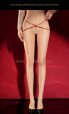 Ultra-thin Velvet Waistline Seamless Invisible Silky Sexy Summer Black Pantyhose Smooth Transparent Nightclub Wear Charming IXPD