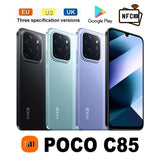 XIAOMI POCO C85 original smart phone 6000mAh/8GB+256GB memory/support GPS/NFC Smart phone