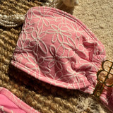 Toucheart 2 Piece Macarons Lingerie Sexy Female Lingerie Strapless Split Swimsuit Bikini Lingerie Sexy Hot Sensual Exotic Sets
