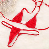 DEKA Solid Transparent Bikini Women Mini Micro Bikini Set Bandage Thong Underwear G-String Bra Swimsuit Brazilian Swimwear