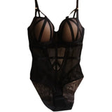 MOYISU Sexy Shapewear Bodysuit Women Transparent Mesh Lingerie Teddy with Push-Up Bra Strap Hot Sale Body Shaper Free Shipping