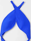 Tummy Cut Out Extreme Micro Thong Female Swimwear One Piece Swimsuit Women Cross Backless Monokini High Cut Bathing Suit Swim