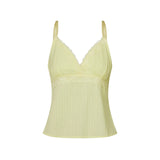 Women Lace Trim Vest Spaghetti Strap V-neck Corset Tank Tops Daily Casual Party Club Retro Elegant Camisole Shirts Summer