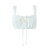 Lace Skirt Set Dress Summer Women Beach Holiday Sexy Cotton Matching Set Outfits Spring White 2 Pcs Vestidos Female Set 2025