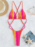 Sexy Extreme Mini Micro String Women Swimwear One Piece Swimsuit Female Cross Backless Monokini High Cut Bathing Suit Swim Lady