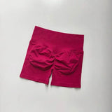 Women's High-Waisted Yoga Sports Shorts Summer Stretch Hip-Lifting Abdominal-Tightening Fitness Three-Part Shorts