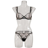 Summer French Minimizer Bra Beachwear Large Bust Pure Embroidery Lace Ultra Thin Plate Size Light Support Wirefree AU MOYISU