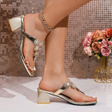 HOVINGE Summer Shoes Elegant Open Toe Summer Slides Female Outdoor Shoes High Quality Ladies Fashion Sandals Evening Flip Flop