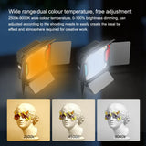 30W LED Video Light 2500K-9000K Photography Lights Fill Lamp With Magnetic Outdoor Lighting