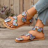 Flat Heel Sandals Women Summer Beach  Sandals Woman Large Size Casual Shoes