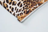 Sexy Leopard Print Knee-length Leggings Women 2026 Fitness Sports Yoga Tights Short Pants Streetwear Y2K Ladies Black Trousers
