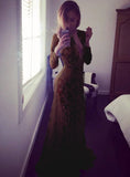 Sexy See Through Lace Long Dresses For Women Deep V-neck Solid Color Maxi Dress Fashion Streetwear Party Night Club Vestidos New