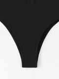 2026 Halter Swimsuit One Piece Solid Hollow Swimwear Women Sexy Bathers Bathing Swimming Swim Suit Female Beachwear