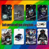 P-Pressure Sebastian Solace For ID Clips Credit Bank Bag Bus Meal Card Holder Cover Pocket Ornament Keychain