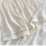 Thin Cotton Women's Short-sleeved Pajamas Set Summer Cute and Casual Sweet and Girly Thin Home Wear Set Sausage Dog Sleepwear