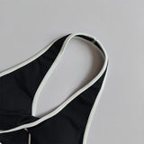 Shockproof Breathable Sports Bra Halter Neck Vest with Chest Pad for Gym Running Yoga Pilates Training Fitness Back Beauty