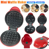 Waffle Mold Nonstick Electric Breakfast Maker Household Breakfast Electric Baking Pan for Quick Breakfasts Snacks and Desserts
