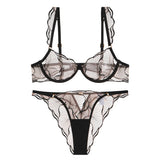 Summer French Minimizer Bra Beachwear Large Bust Pure Embroidery Lace Ultra Thin Plate Size Light Support Wirefree AU MOYISU