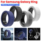 For Samsung Galaxy Ring Elastic Ring Case Anti-Drop Silicone Smart Ring Skin Cover for Galaxy Ring Size 5 6 7 8 9 10 11 12 13