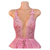 See Through Deep V Sexy Underwear Women One-piece Exotic Costumes Bodysuit  Desire Night Erotic  Sexua Temptation Hot Dress Set