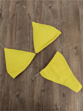 Micro Bikini Women Clear Strap Push Up Bra Neon Yellow Gold Transparent Swimsuit Women Triangle Bather Thong Swimwear Biquini