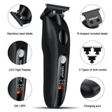 Hair Clippers for Men Professional Cordless Barber T-Blade Beard/Hair Trimmer Set Electric Razor Foil Shaver Nose Men's Hair Cut