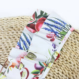 New Sexy One Piece Swimsuit Swimwear Women Flowers Fruits Print V-neck Big Ruffle Backless Bowknot Hollow Beachwear Bathing Suit