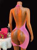 Adult Sexy Women Accessories Slim Fit Stockings Without Crotch Leggings Transparent Slit Full Teddy Bodysuit Jumpsuit Underwear