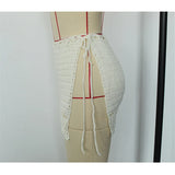 2026 Hollow Out Skirt Sarong Crochet Knitted Tunic Beach Cover Up Cover-ups Beach Dress Beach Wear Beachwear Female Women V8074