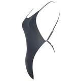 Extreme Mini Micro String Backless Women Swimwear One Piece Swimsuit Female High Cut Monokini Thong Bathing Suit Swim Beachwear