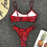 2026 Snake Leopard Brazilian Bikini Female Swimsuit Women Swimwear Two Pieces Bikini Set High Cut Bathing Suit Swim Beach Wear