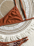 2026 Sexy Printed Crochet Bikini Female Swimsuit Women Swimwear Two-pieces Bikini Set High Leg Cut Bather Bathing Suit Swim Lady