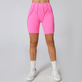 Yoga Shorts Women Fitness Shorts V-shaped Waist Running Cycling Shorts Breathable Sports Leggings Workout Gym Shorts
