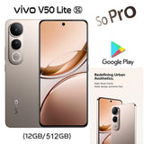 VIVO V50 Lite 5G smartphone 12GB+512GB large memory wet hand touch VIVO lightweight camera phone