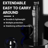 BSLIUFANG New 1.7M Wireless Selfie Tripod Foldable Stand For Action Cameras Smartphones Balance Steady Shooting Live