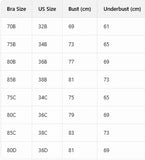 Everyday Women's cross-strap backless bra Front closure push-up bra for small breasts Seamless invisible heart-shaped cup bra