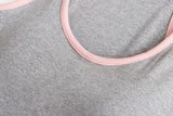 Sports vest U-neck slim fit camisole bottoming T-shirt