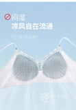 10A Antibacterial Cooling Bra for Small Chest, Summer Breathable Bralette, Wireless No Show, Anti-Sagging & Comfort Wear MOYISU