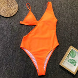 3 Colors Sexy One Piece Swimsuit Swimwear Women Hollow Solid One-piece Bathing Suit Beachwear Banadores Mujer 2026 Bikinis Mujer