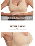 Sports Bra Women Hollow Mesh Gym Jogging Crop Top Female More Size Tops Yoga Fitness Vest Sujetador Push Up Sport Bras for Women