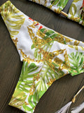 RUOTONSEPT 2024 Sexy Print Bandage Bikinis Set Women Swimsuit Two-piece Triangle Halter Swimwear Bathing Suit Brazilian Biquinis