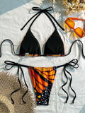 2026 Triangle String Thong Bikinis Women Padded Swimwear Female Sexy Swimsuit Bathers Bathing Swimming Swim Suit Beachwear